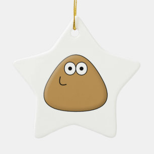 Ornement En Céramique Happy Pou - Star Ornament