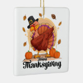 Ornement En Céramique Happy Thanksgiving (Droite)