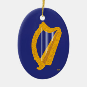 Ornement En Céramique Harpe de Brian Boru