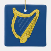 Ornement En Céramique Harpe irlandaise (Dos)