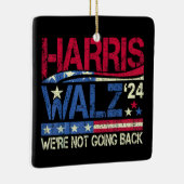 Ornement En Céramique Harris Walz Kamala Harris 2024 Tim Walz (Droite)