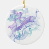 Ornement En Céramique Haze violet Abstrait (Dos)