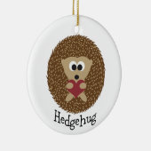 Ornement En Céramique Hedgehug Hedgehog (Droite)