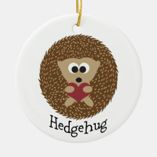 Ornement En Céramique Hedgehug Hedgehog
