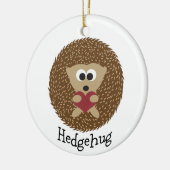 Ornement En Céramique Hedgehug Hedgehog (Gauche)