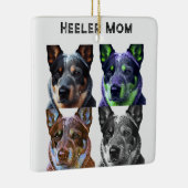 Ornement En Céramique Heeler Maman Blue Heeler Chien Maman (Droite)