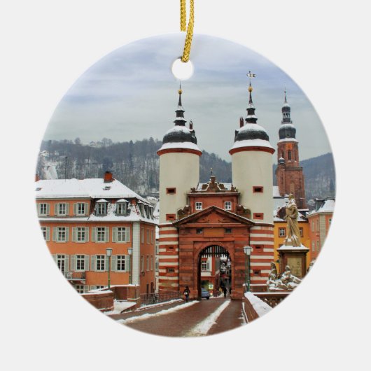 Ornement En Céramique Heidelberg, Allemagne (Devant)