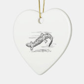 Ornement En Céramique Hellbender (Gauche)