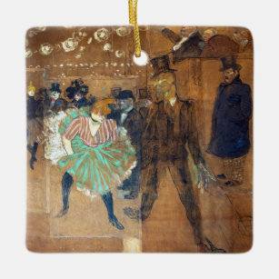 Ornement En Céramique Henri de Toulouse-Lautrec - Danse à la Rouge