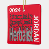 Ornement En Céramique Herbalist Extraordinaire CUSTOM (Gauche)