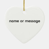 Ornement En Céramique héron bleu (Dos)