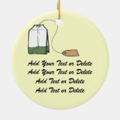 Ornement En Céramique Heure du thé (Dos)