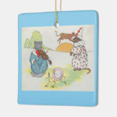 Ornement En Céramique Hey Diddle Diddle The Cat and Fiddle Rhyme (Gauche)