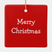 Ornement En Céramique Hilarious Christmas Ornament Gift (Dos)