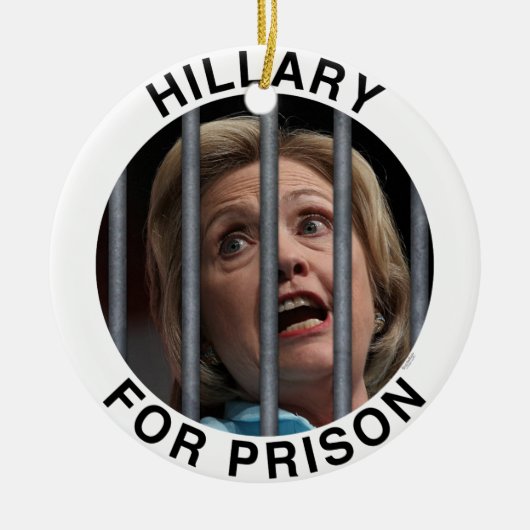 Ornement En Céramique Hillary pour la prison (Devant)