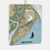 Ornement En Céramique Hilton Head Island (Droite)