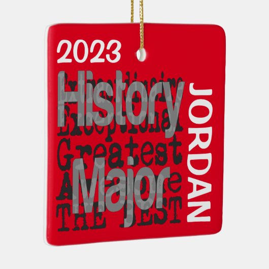 Ornement En Céramique Histoire Major Extraordinaire CUSTOM (Droite)