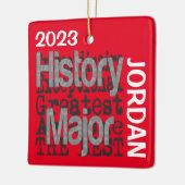 Ornement En Céramique Histoire Major Extraordinaire CUSTOM (Gauche)