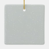 Ornement En Céramique Hivernal Bois Cerf Cerf Noël personnalisé (Dos)