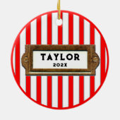 Ornement En Céramique Hockey de champ collectable (Dos)