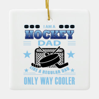 ORNEMENT EN CÉRAMIQUE HOCKEYDAD