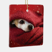 Ornement En Céramique Holiday Chihuahua (Droite)