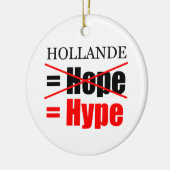 Ornement En Céramique Hollande Not Hope = Hype ! ! ! ! ! ! ! ! ! ! ! ! ! (Gauche)