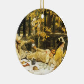 Ornement En Céramique Holyday, le pique-nique de James Tissot, Art Victo (Droite)