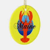 Ornement En Céramique Homards du Maine (Droite)