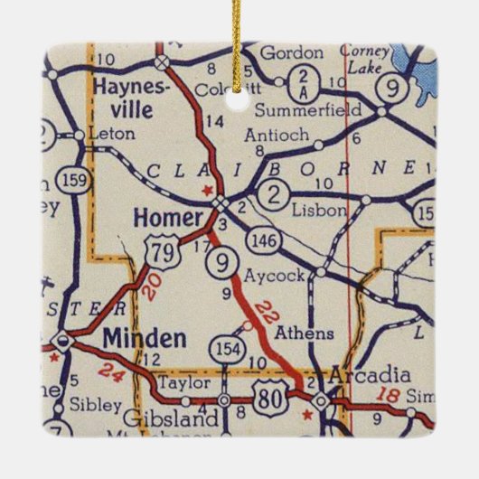 Ornement En Céramique Homer LA (Dos)