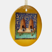 ORNEMENT EN CÉRAMIQUE HONEY BEE, BEEKEPER BEEKEPER APIARIST (Droite)