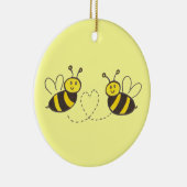Ornement En Céramique Honey Bees with Heart (Droite)