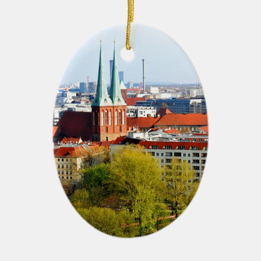 Ornement En Céramique Horizon de Berlin (Allemagne) (Devant)