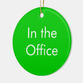 Ornement En Céramique Hors du bureau/dans le signe de bureau (Gauche)