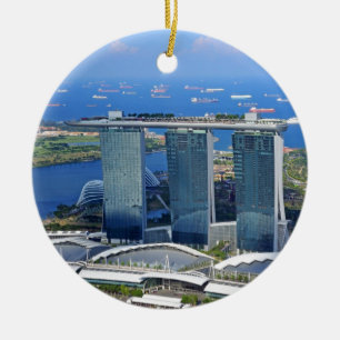 Ornement En Céramique hôtel de luxe en forme de navire Marina Bay Sands