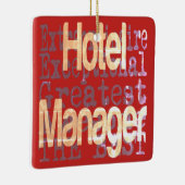 Ornement En Céramique Hotel Manager Extraordinaire (Droite)