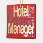 Ornement En Céramique Hotel Manager Extraordinaire (Gauche)