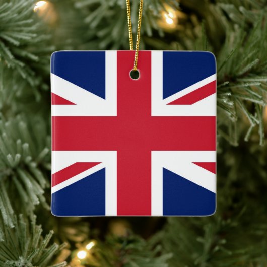 Ornement En Céramique Housse de tête de golf drapeau britannique Union J (Arbre)