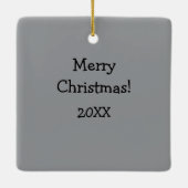 Ornement En Céramique Humour de golf Hilarious Noël (Dos)