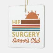 Ornement En Céramique Humour de récupération de chirurgie hanche (Gauche)