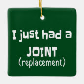 Ornement En Céramique Humour de remplacement conjoint drôle nouveauté (Devant)