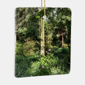 Ornement En Céramique Hydrangea Wood Trees (Droite)
