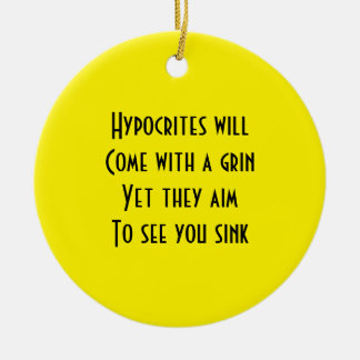 Ornement En Céramique Hypocrites