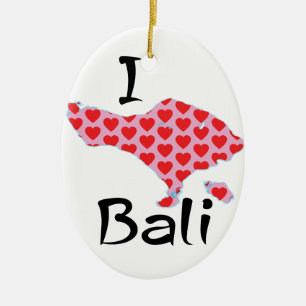 Ornement En Céramique I coeur Bali