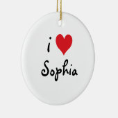 Ornement En Céramique i Heart Sophia (Droite)