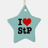 Ornement En Céramique I Heart St Paul (Droite)