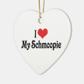 Ornement En Céramique I Love My Schmoopie Ornament (Gauche)