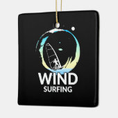 Ornement En Céramique I Love Windsurf (Gauche)