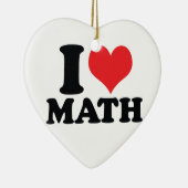 Ornement En Céramique I maths de coeur/amour (Droite)