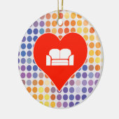 Ornement En Céramique Icône de sofa (Gauche)